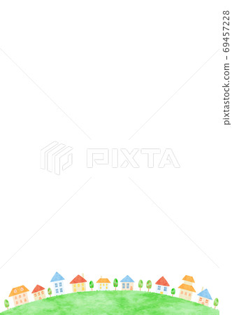 Simple cityscape illustration Simple cityscape illustration 69457228