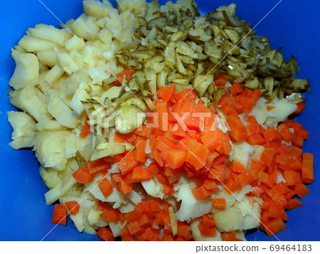 Potato salad - preparation Potato salad - preparation 69464183