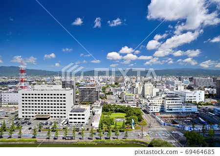 Cityscape of Saga City, Saga Prefecture Cityscape of Saga City, Saga Prefecture 69464685