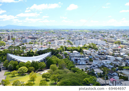 佐賀縣佐賀市的城市景觀 佐賀縣佐賀市的城市景觀 69464697