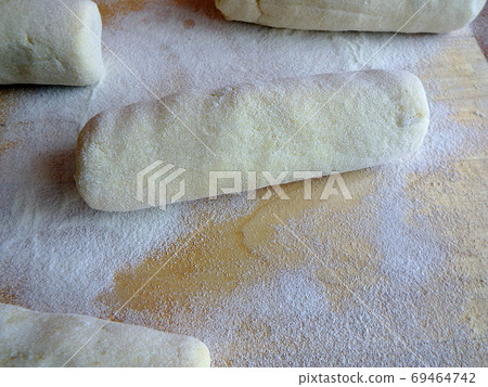 Potato dough made for dumplings or gnocchi Potato dough made for dumplings or gnocchi 69464742