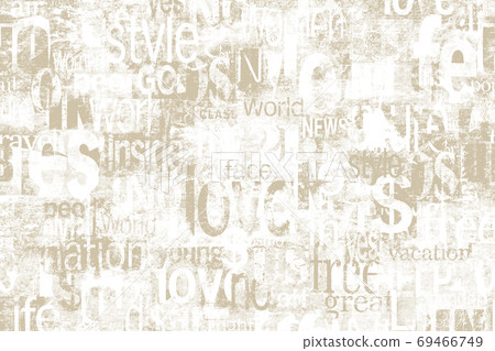 Abstract grunge urban geometric chaotic words, letters background 69466749