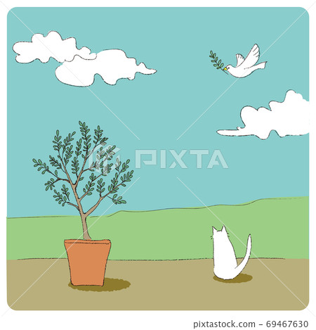 olive tree cats
