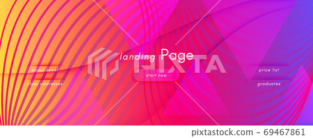 Colorful Fluid Shape. Flow Abstract Stripes. Wave  69467861