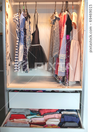 Storage in wardrobe. 69469015