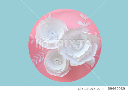 Paper art flowers. Paper art flowers. 69469989