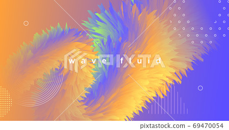 Dynamic Color Poster. Flow Concept. Abstract - Stock Illustration ...