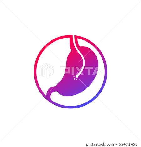 endoscopy icon, stomach and endoscope endoscopy icon, stomach and endoscope 69471453