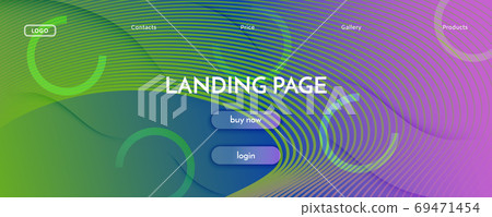 Flow Geometric Abstract. Vector Futuristic Shape Flow Geometric Abstract. Vector Futuristic Shape 69471454