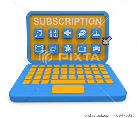 Install the application on your laptop. Use the subscription service. 69476385