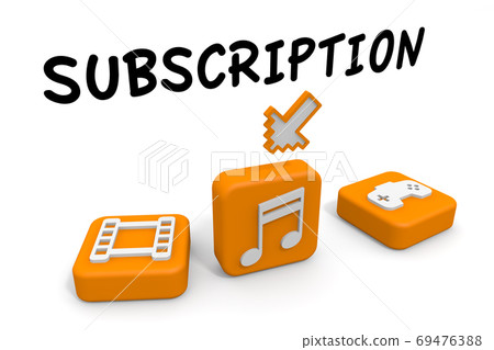 Register for a subscription service. Flat-rate business model. application. 69476388