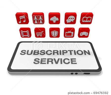 Install the application on your smartphone. Register for a subscription service. Flat-rate bi 69476392