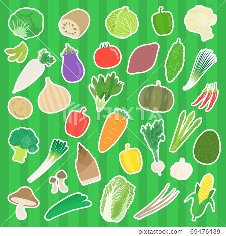 Illustration set of vegetables 69476489