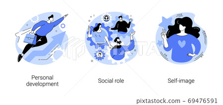 Human capital abstract concept vector illustrations. 69476591
