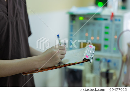 Dialysis in end stage renal disease patient 69477023