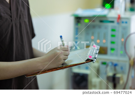 Dialysis in end stage renal disease patient Dialysis in end stage renal disease patient 69477024