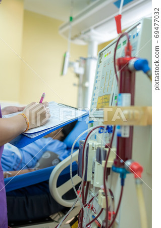 Dialysis in end stage renal disease patient Dialysis in end stage renal disease patient 69477032