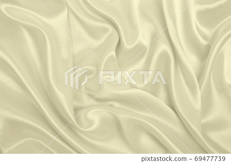 Smooth elegant golden silk or satin luxury cloth texture as wed Smooth elegant golden silk or satin luxury cloth texture as wed 69477739