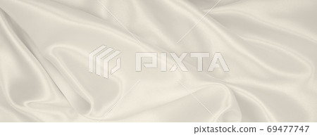 Smooth elegant golden silk or satin luxury cloth texture as wedd Smooth elegant golden silk or satin luxury cloth texture as wedd 69477747