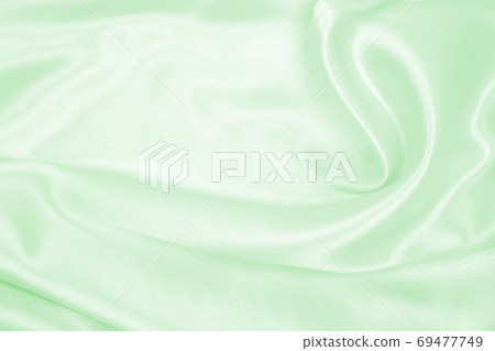 Smooth elegant green silk or satin luxury cloth texture as abstr Smooth elegant green silk or satin luxury cloth texture as abstr 69477749