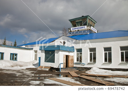 The building of the airport Ust-Kut in April The building of the airport Ust-Kut in April 69478742