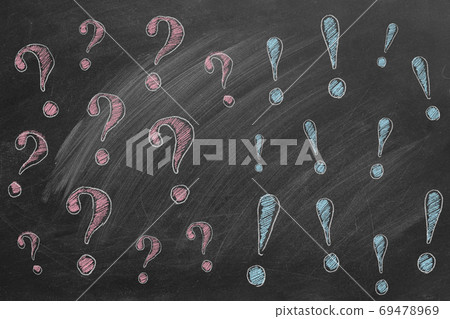 Question and exclamation marks Question and exclamation marks 69478969