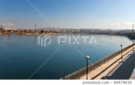 Angara river embankment in Irkutsk Angara river embankment in Irkutsk 69479036