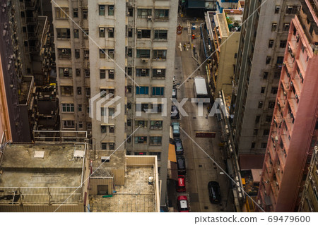 市中心的早晨視圖 市中心的早晨視圖 69479600