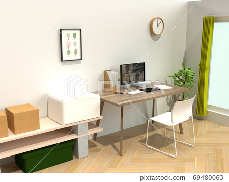 SOHO_Telework in the office alone_Overview 001 69480063