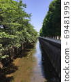 Scenery of trees and rivers in Tokyo 69481995