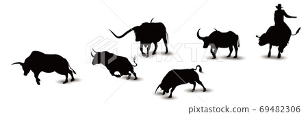 Japanese New Year's card silhouette icon Japanese New Year's card silhouette icon 69482306