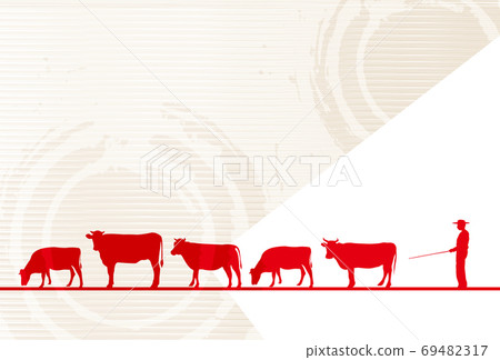 Japanese New Year's card Zodiac background Japanese New Year's card Zodiac background 69482317