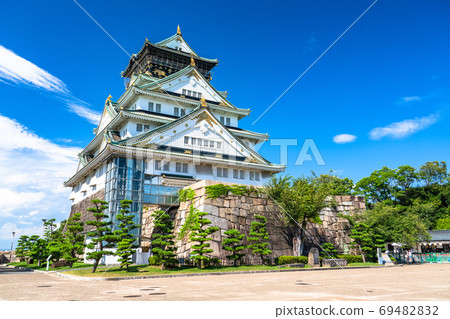 《大阪府》大阪城/夏日藍天 69482832