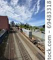 Landscape with tracks 69483318