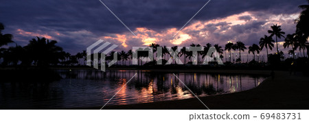 Hawaii Beach Sunset Hawaii Beach Sunset 69483731