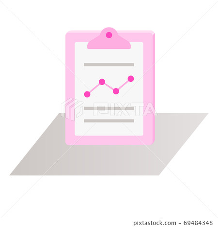 3D illustration of the recorded report 69484348