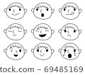 Monochrome face 69485169