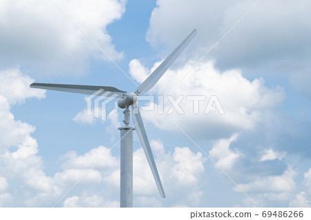 Wind turbine, renewable energy source of future. Wind turbine, renewable energy source of future. 69486266