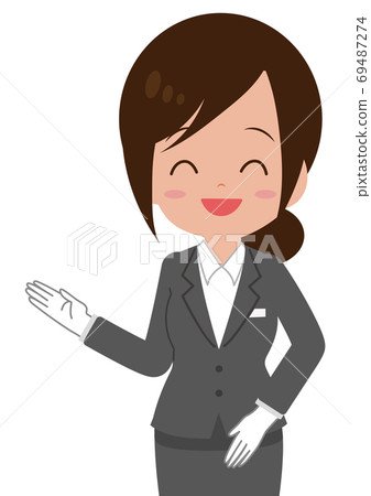 Female staff who guide you with a smile 69487274