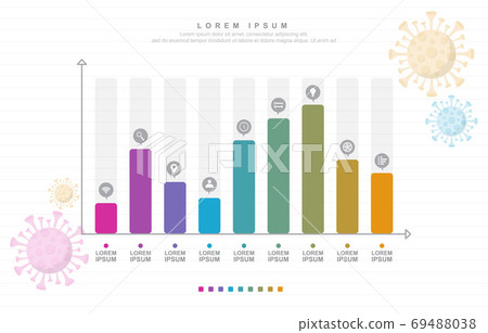 Graph Chart Fluctuation Business Declining in Pandemic Economic Recession Illustration Graph Chart Fluctuation Business Declining in Pandemic Economic Recession Illustration 69488038