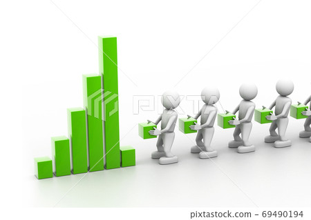 Business performance and teamwork 69490194