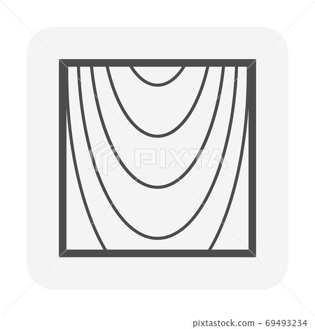 Wood floor material vector icon design. 69493234