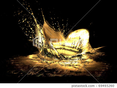 Spreading golden aqua 69493260