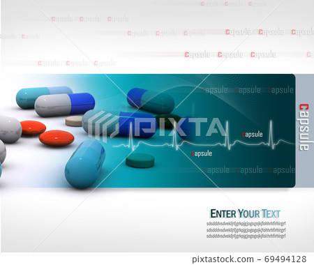 Capsule background - Stock Illustration [69494128] - PIXTA
