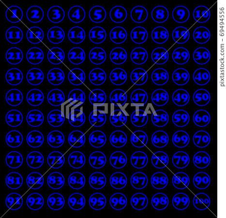 數值圖示淺藍色 69494556