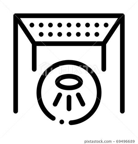 stretch ceiling with lamps icon vector outline illustration stretch ceiling with lamps icon vector outline illustration 69496689