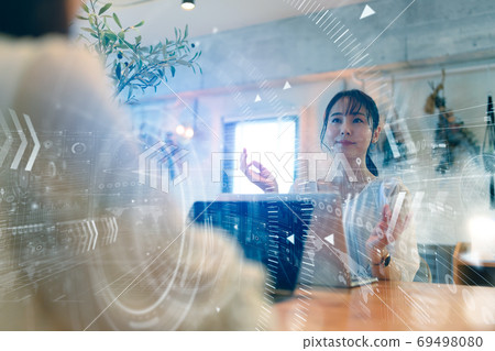 Coworking space business scene Coworking space business scene 69498080