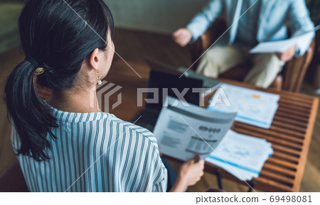 Coworking space business scene Coworking space business scene 69498081