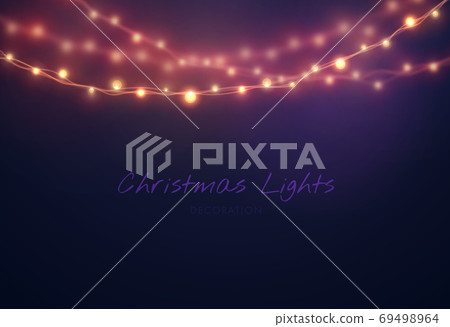 Vector christmas lights 69498964