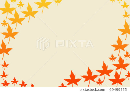 Autumn leaves background material Autumn leaves background material 69499555